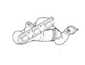 Katalysator Bmw 525i 2.5i M54 E39 09/2000-