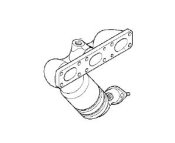 Katalysator Bmw 525i 2.5i M54 E39 09/2000-