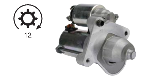 Startmotor Ford Fiesta Mazda 1.4kW